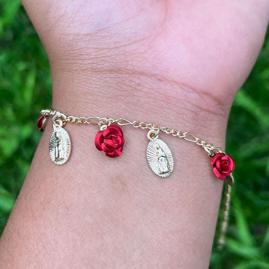 Virgin Mary Rose bracelet